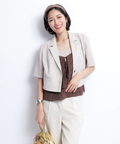 ジャスグリッティー JUSGLITTY 24SS ハーフスリーブライト