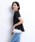 レイヤードカットチュニック | Tシャツ・カットソー | JUSGLITTY