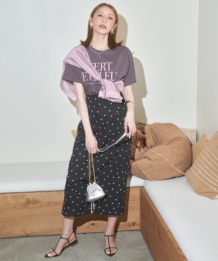 未使用★JUSGLITTY★ジャスグリッティー★スカート★アルページュ系 マルイ限定》シアーフォルムスカート | スカート | JUSGLITTY