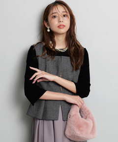 JUSGLITTY(ジャスグリッティー) |シアーベロアトップス