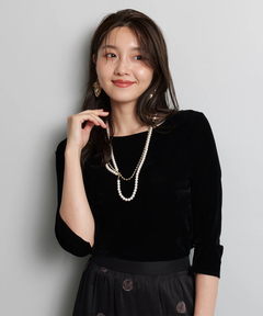 JUSGLITTY(ジャスグリッティー) |シアーベロアトップス