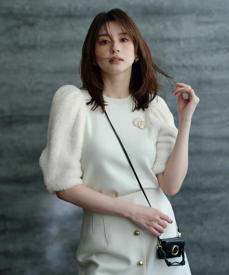 ファーリースリーブニット | ニット | JUSGLITTY（ジャス