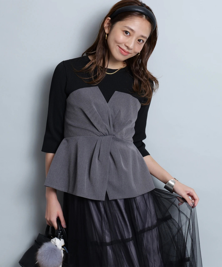 ツイストビスチェドッキングニット | ニット | JUSGLITTY