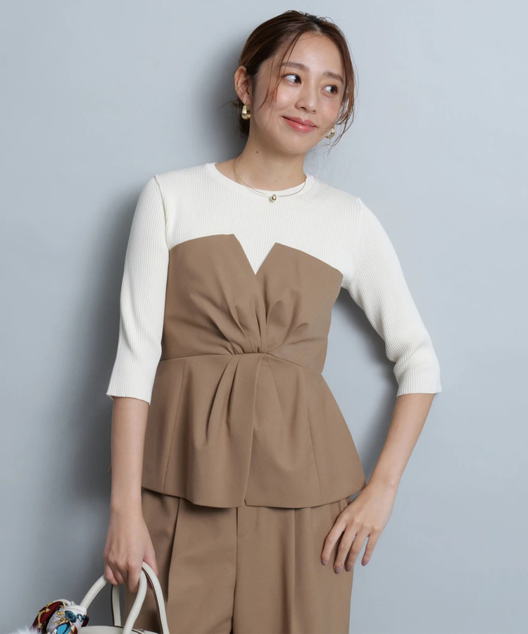 ツイストビスチェドッキングニット | ニット | JUSGLITTY