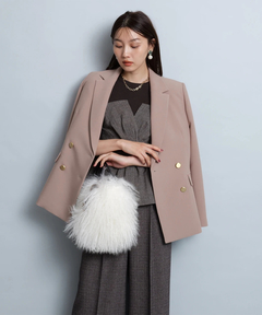 JUSGLITTY(ジャスグリッティー) |ツイストビスチェドッキングニット