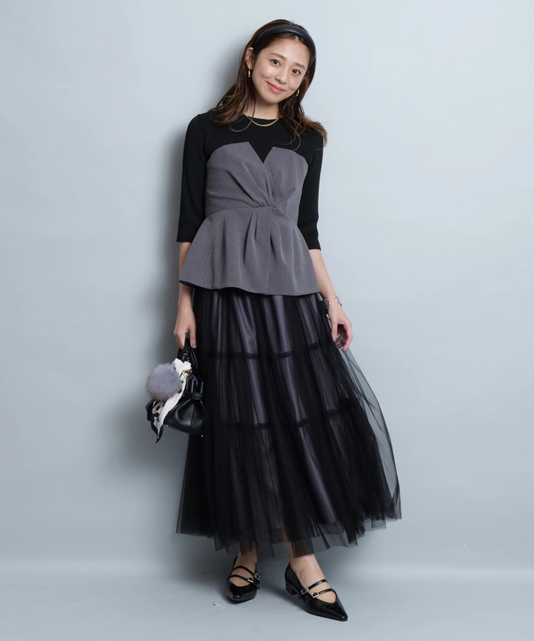 レイヤーチュールスカート | スカート | JUSGLITTY（ジャス