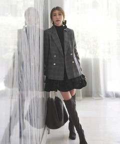 JUSGLITTY(ジャスグリッティー) |チェックテーラードジャケット