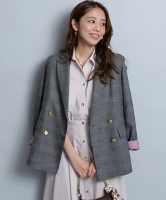 JUSGLITTY(ジャスグリッティー) |チェックテーラードジャケット