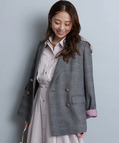 JUSGLITTY(ジャスグリッティー) |チェックテーラードジャケット