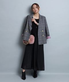 JUSGLITTY(ジャスグリッティー) |チェックテーラードジャケット