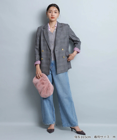 JUSGLITTY(ジャスグリッティー) |チェックテーラードジャケット