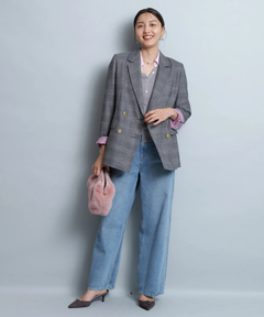 JUSGLITTY(ジャスグリッティー) |チェックテーラードジャケット