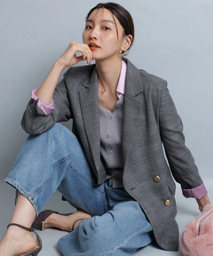 JUSGLITTY(ジャスグリッティー) |チェックテーラードジャケット