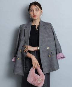 JUSGLITTY(ジャスグリッティー) |チェックテーラードジャケット