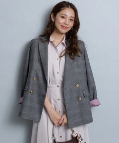 JUSGLITTY(ジャスグリッティー) |チェックテーラードジャケット