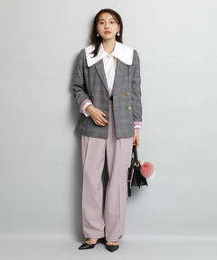 JUSGLITTY(ジャスグリッティー) |チェックテーラードジャケット