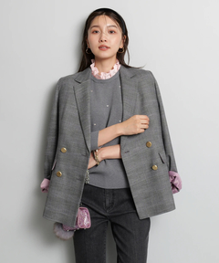 JUSGLITTY(ジャスグリッティー) |チェックテーラードジャケット