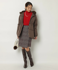 JUSGLITTY(ジャスグリッティー) |ドロスト撥水ダウン