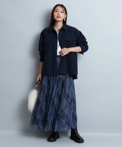 JUSGLITTY(ジャスグリッティー) |シアーチェックスカート