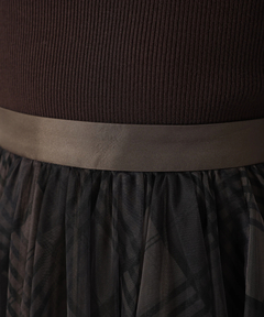 JUSGLITTY(ジャスグリッティー) |シアーチェックスカート