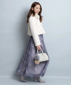 JUSGLITTY(ジャスグリッティー) |シアーチェックスカート