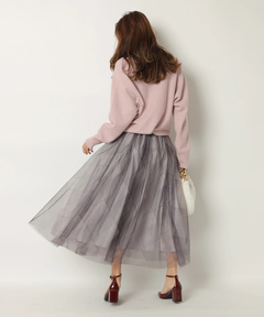 JUSGLITTY(ジャスグリッティー) |シアーチェックスカート