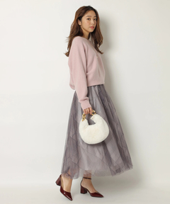 JUSGLITTY(ジャスグリッティー) |シアーチェックスカート