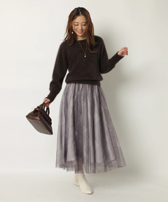 JUSGLITTY(ジャスグリッティー) |シアーチェックスカート