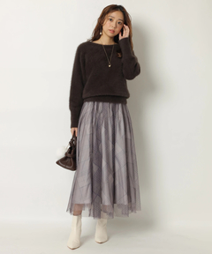 JUSGLITTY(ジャスグリッティー) |シアーチェックスカート