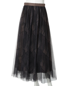 JUSGLITTY(ジャスグリッティー) |シアーチェックスカート