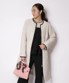 JUSGLITTY(ジャスグリッティー) |ドットブラウスレイヤードニット