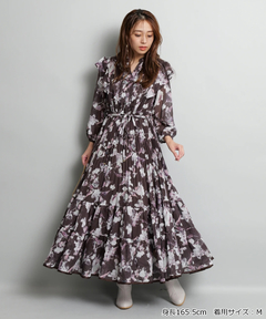 JUSGLITTY(ジャスグリッティー) |バリエーションプリントワンピース