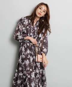 JUSGLITTY(ジャスグリッティー) |バリエーションプリントワンピース