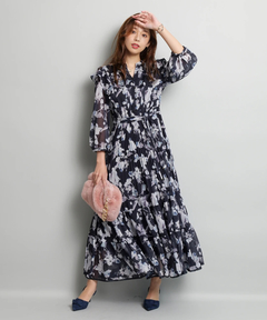 JUSGLITTY(ジャスグリッティー) |バリエーションプリントワンピース