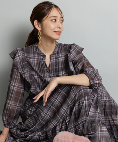 JUSGLITTY(ジャスグリッティー) |バリエーションプリントワンピース