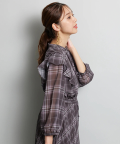 JUSGLITTY(ジャスグリッティー) |バリエーションプリントワンピース