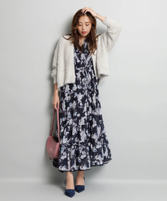 JUSGLITTY(ジャスグリッティー) |バリエーションプリントワンピース