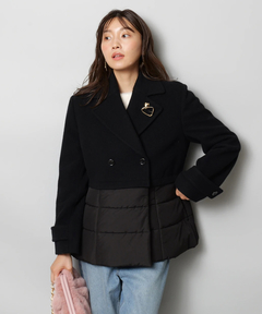 JUSGLITTY(ジャスグリッティー) |ドッキングペプラムコート