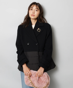 JUSGLITTY(ジャスグリッティー) |ドッキングペプラムコート