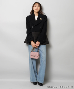 JUSGLITTY(ジャスグリッティー) |ドッキングペプラムコート