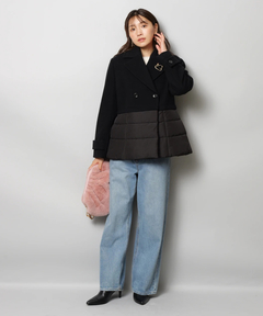 JUSGLITTY(ジャスグリッティー) |ドッキングペプラムコート