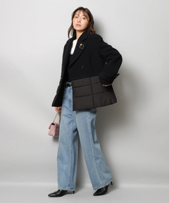 JUSGLITTY(ジャスグリッティー) |ドッキングペプラムコート