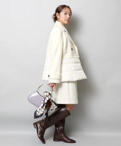 JUSGLITTY(ジャスグリッティー) |ドッキングペプラムコート