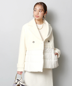 JUSGLITTY(ジャスグリッティー) |ドッキングペプラムコート