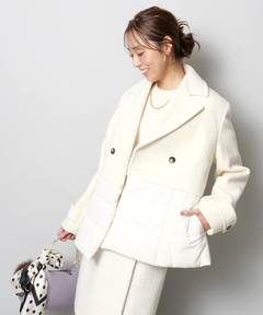 JUSGLITTY(ジャスグリッティー) |ドッキングペプラムコート