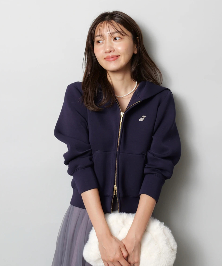 ジャスグリッティ/ダブルジップコンパクトパーカー/size M ジャスグリッティ/ダブルジップコンパクトパーカー/size M