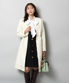 JUSGLITTY(ジャスグリッティー) |キルティング中綿ミドルコート