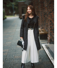 JUSGLITTY(ジャスグリッティー) |キルティング中綿ミドルコート