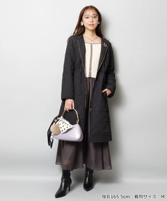 JUSGLITTY(ジャスグリッティー) |キルティング中綿ミドルコート