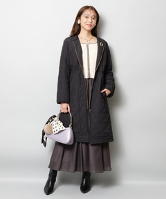 JUSGLITTY(ジャスグリッティー) |キルティング中綿ミドルコート